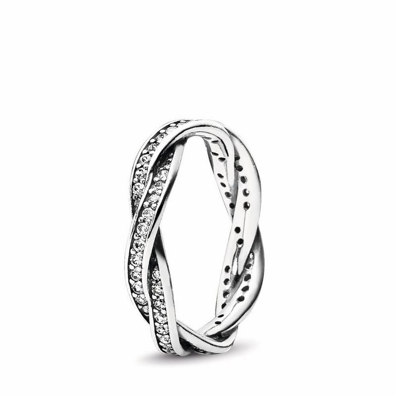 Pandora Twist Of Fate Stackable Ring Silver Egypt FS1876950
